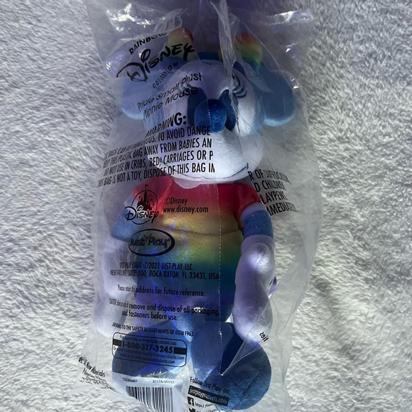 NEW Disney 10” Minnie Mouse PRIDE rainbow - Picture 6 of 6